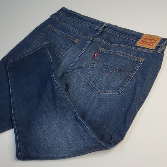 33 LEVI'S RED TAB BOYFRIEND short cropped JEANS - Picture 1 of 12